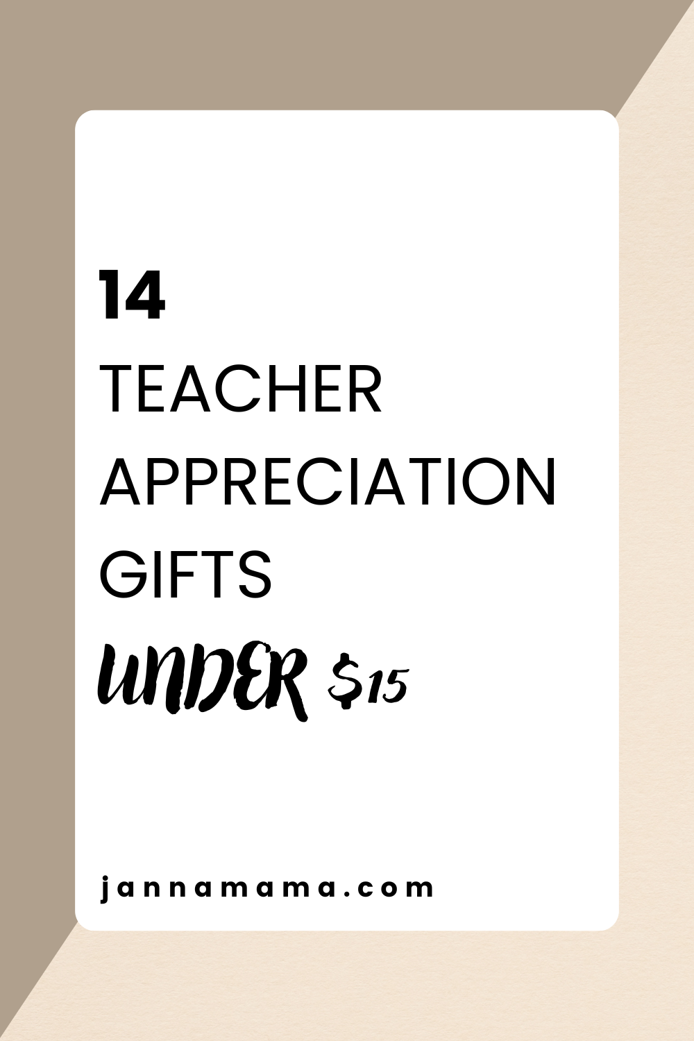 14 teacher appreciation gifts under $15